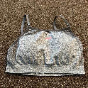 Grey & Pink Gymshark Sports Bra 162
